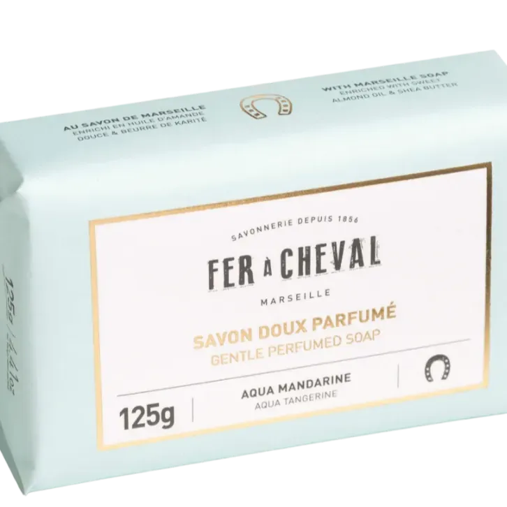 FER A CHEVAL Aqua Mandarin Gift Box French Soaps UK