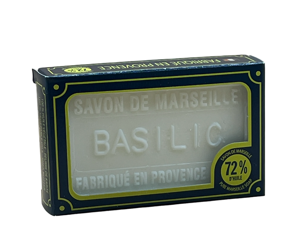 BLEU JAUNE Basil, Marseille Soap with Shea Butter | 100g French Soaps UK