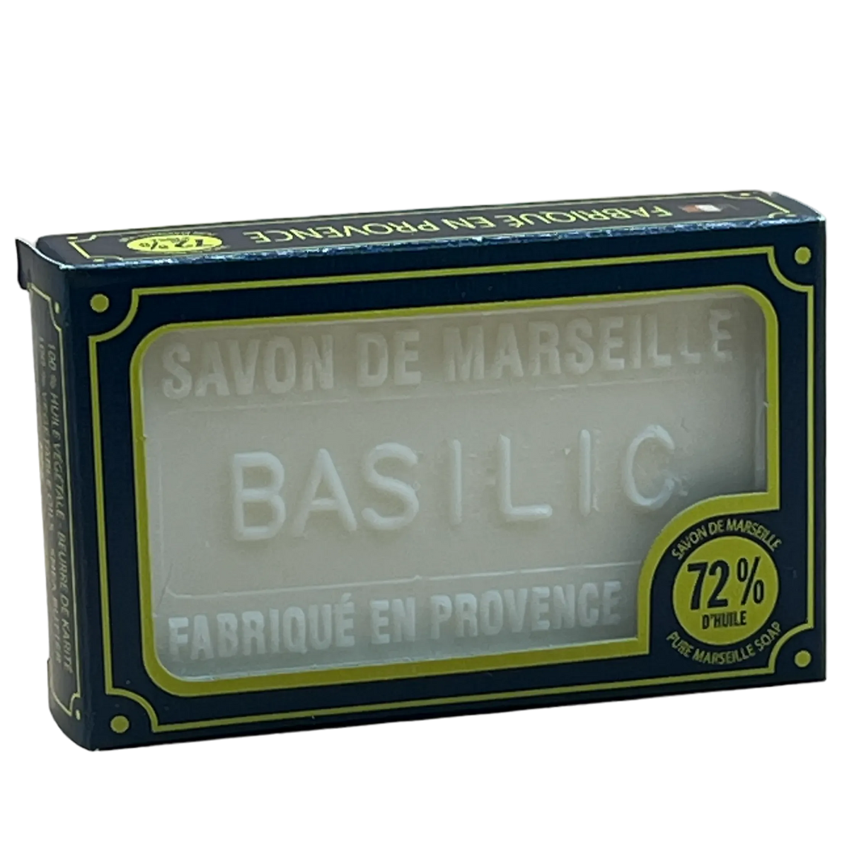 BLEU JAUNE Basil, Marseille Soap with Shea Butter | 100g French Soaps UK