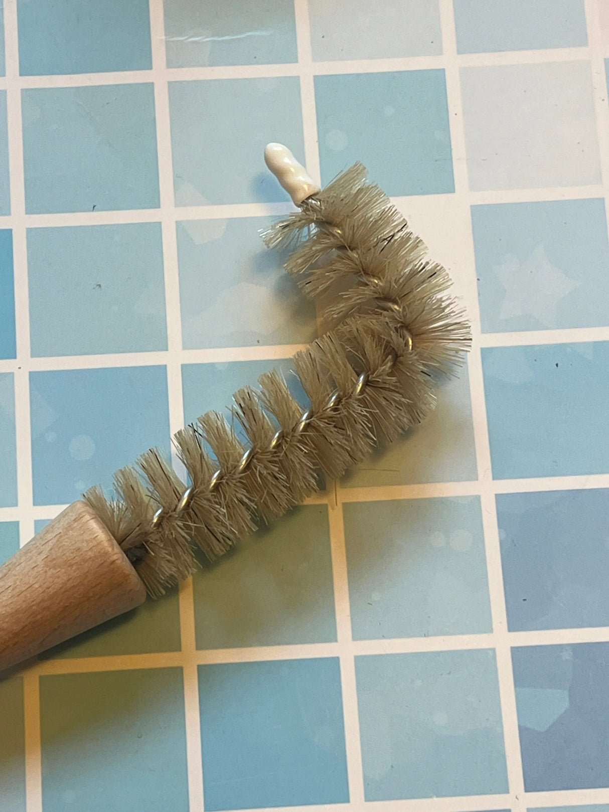 EDDINGTONS Beechwood Sink & Bath Overflow Brush French Soaps UK