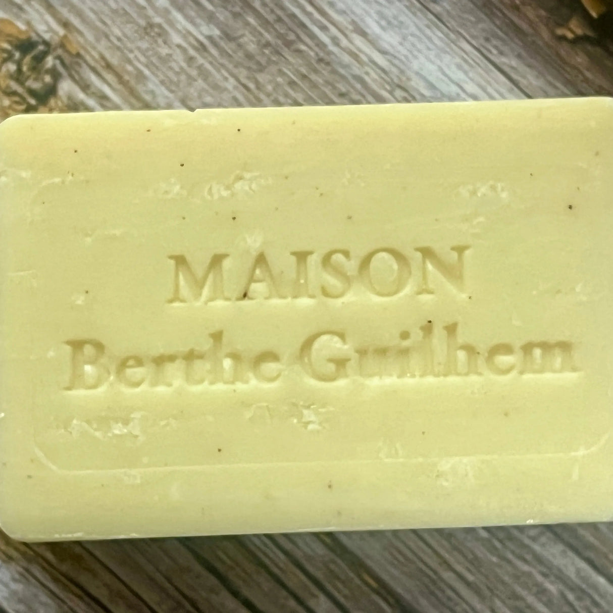 MAISON BERTHE GUILHEM Bergamot & Borage Oils | Organic Alpine Goat's Milk | 100g French Soaps UK