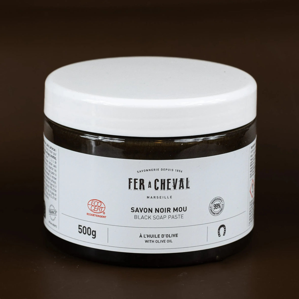 FER A CHEVAL Black Soap Paste with Olive Oil | 500g French Soaps UK
