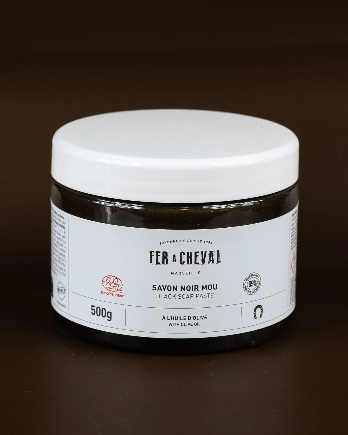 FER A CHEVAL Black Soap Paste with Olive Oil | 500g French Soaps UK