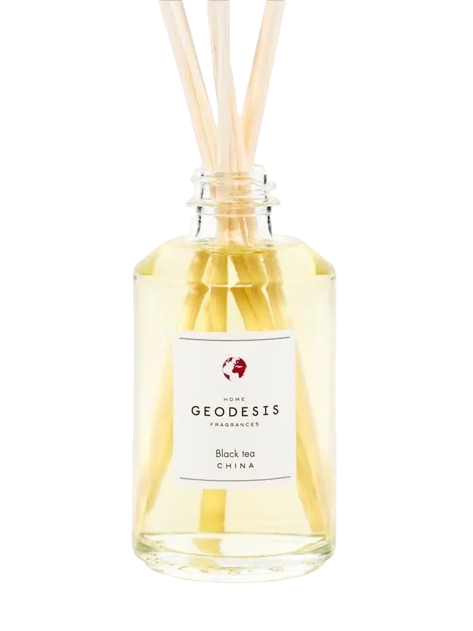 GEODESIS Black Tea, China, Reed Diffuser by Geodesis French Soaps UK