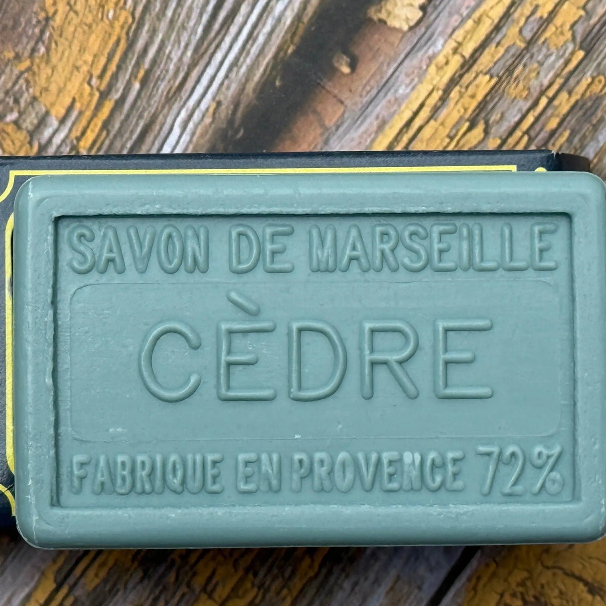 BLEU JAUNE Blue Cedar, Marseille Soap with Shea Butter | 100g French Soaps UK