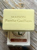 MAISON BERTHE GUILHEM Ceylon Cinnamon Oil & Shea Butter  | Organic Alpine Goat's Milk | 100g French Soaps UK