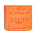 LE CHATELARD 1802 Cinnamon and Orange Marseille Soap, 72% Coconut, Olive and Almond Oil, 100g |  PALM FREE French Soaps UK
