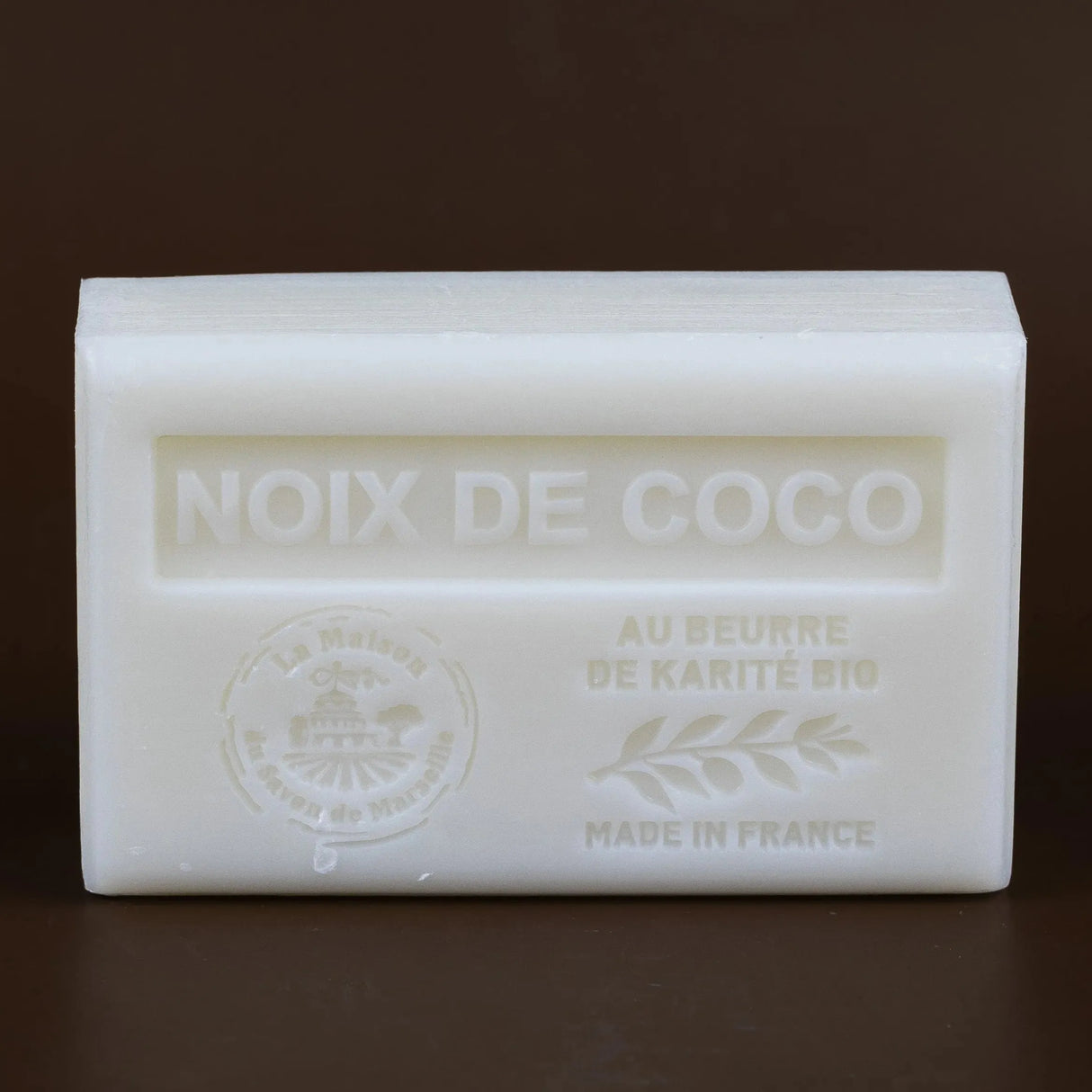 LA MAISON DU SAVON DE MARSEILLE Coconut (Noix De Coco) French Soap with Organic Shea Butter 125g French Soaps UK