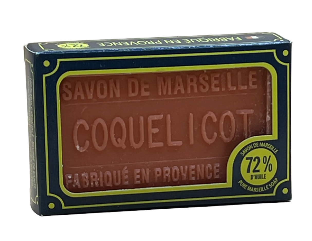 BLEU JAUNE Coquelicot (Poppy), Marseille Soap with Shea Butter | 100g French Soaps UK