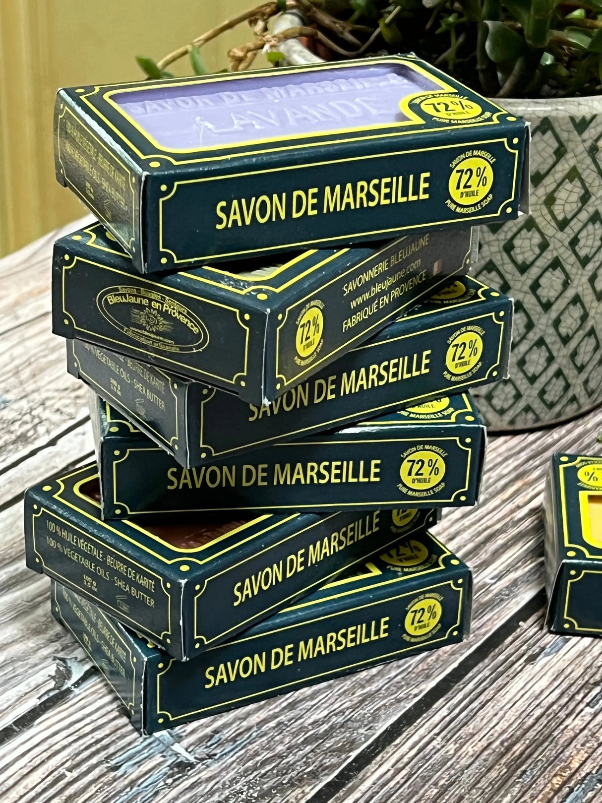 BLEU JAUNE Cottage Garden (worth £20.40) French Soaps UK