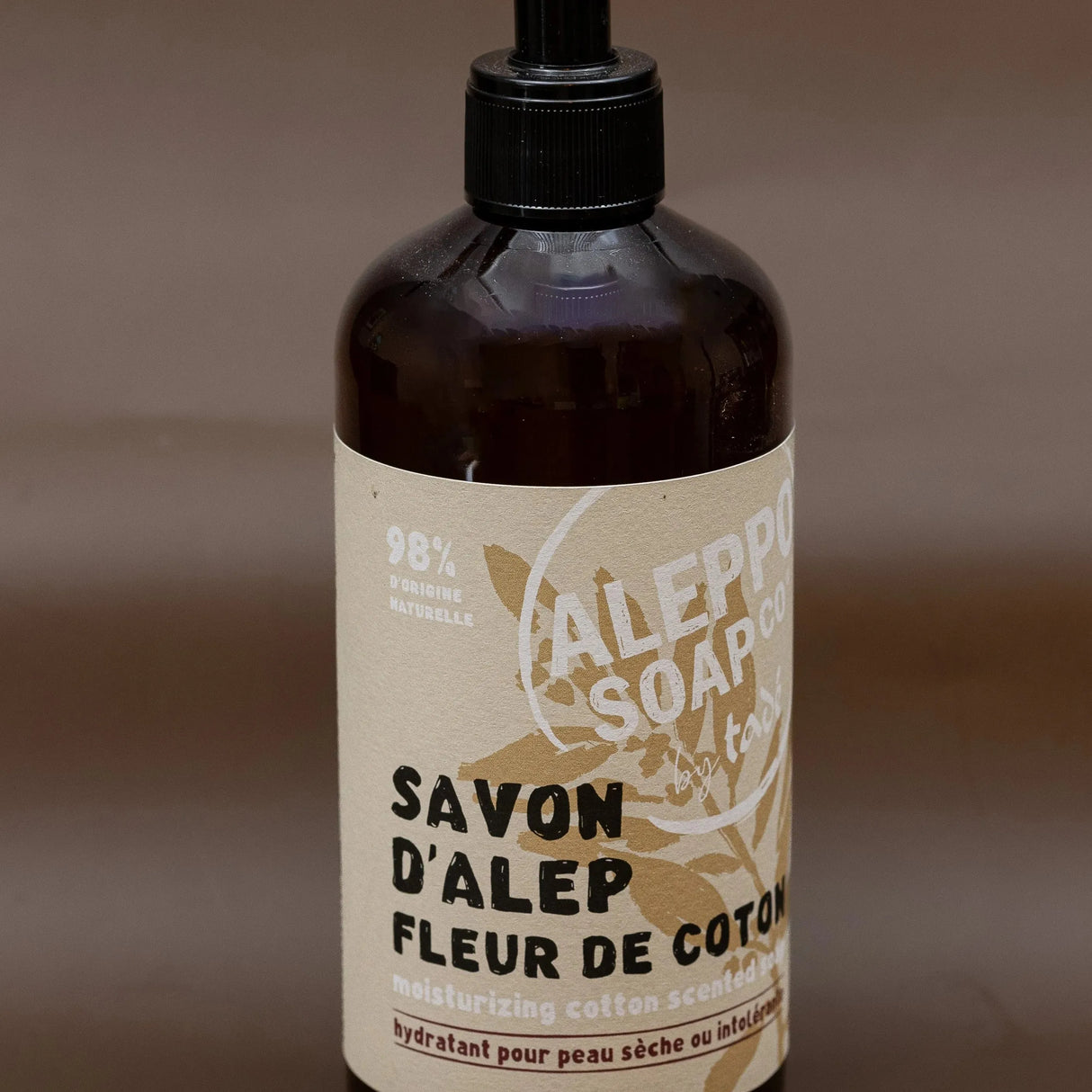 TADÉ PAYS DU LEVANT Cotton Flower Aleppo Liquid Soap, for dry and intolerant skin | 500ml French Soaps UK