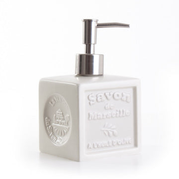 Ivory Ceramic Soap Dispenser