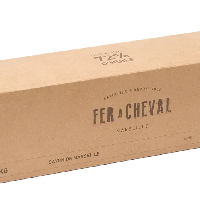 FER A CHEVAL Pure Olive Savon de Marseille Bar | 2kg French Soaps UK