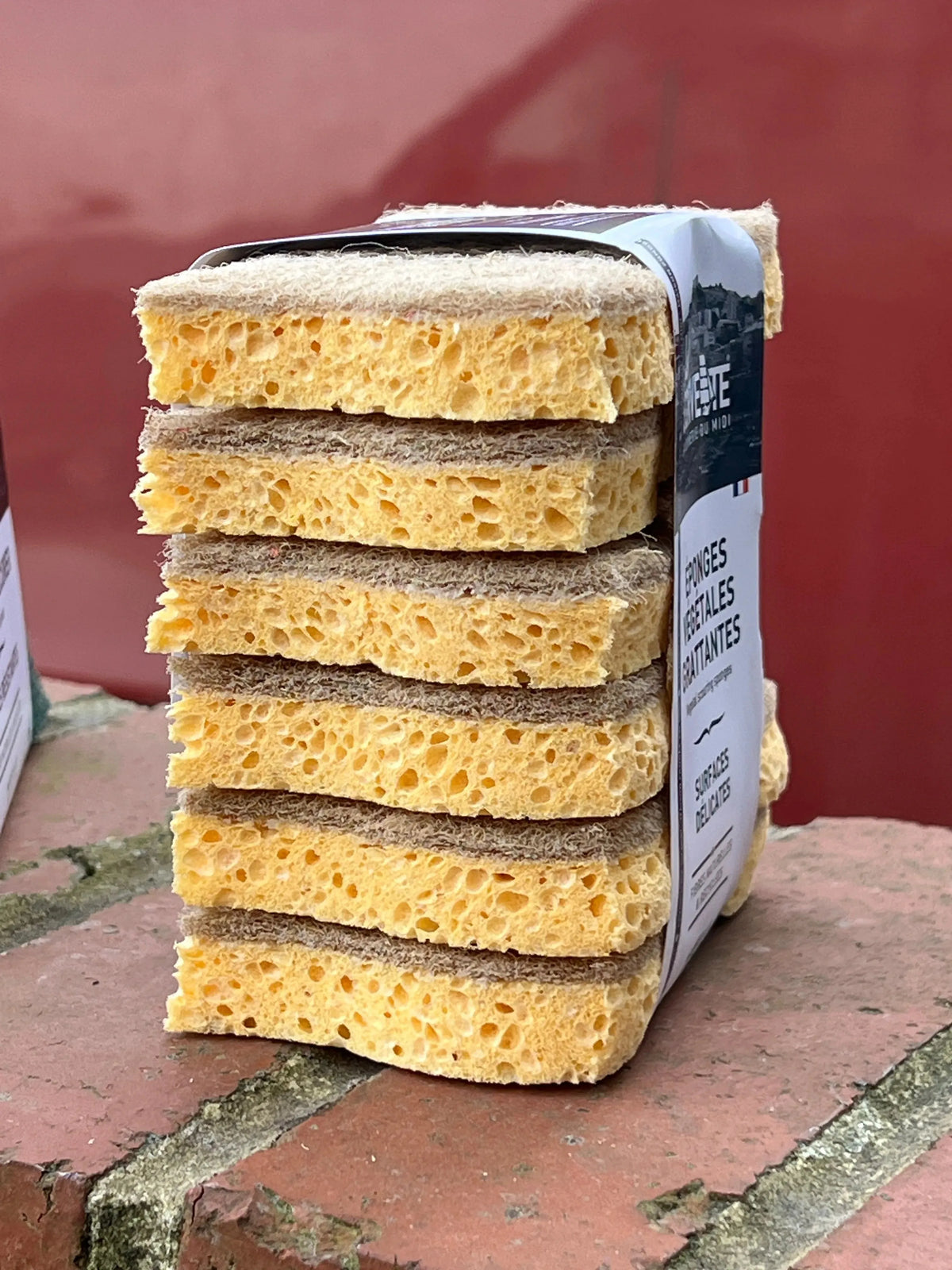 LA CORVETTE Delicate Scouring Sponge, 6 Pack French Soaps UK