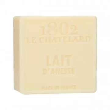 LE CHATELARD 1802 Donkey Milk Marseille Soap, 72% Coconut, Olive and Almond Oil, 100g |  PALM FREE French Soaps UK