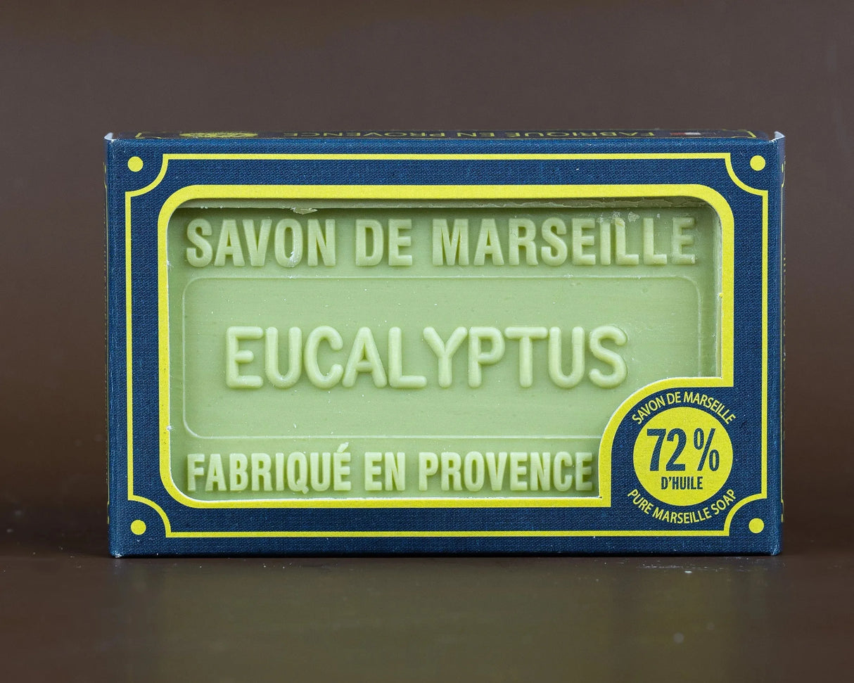 BLEU JAUNE Eucalyptus, Marseille Soap with Shea Butter | 100g French Soaps UK