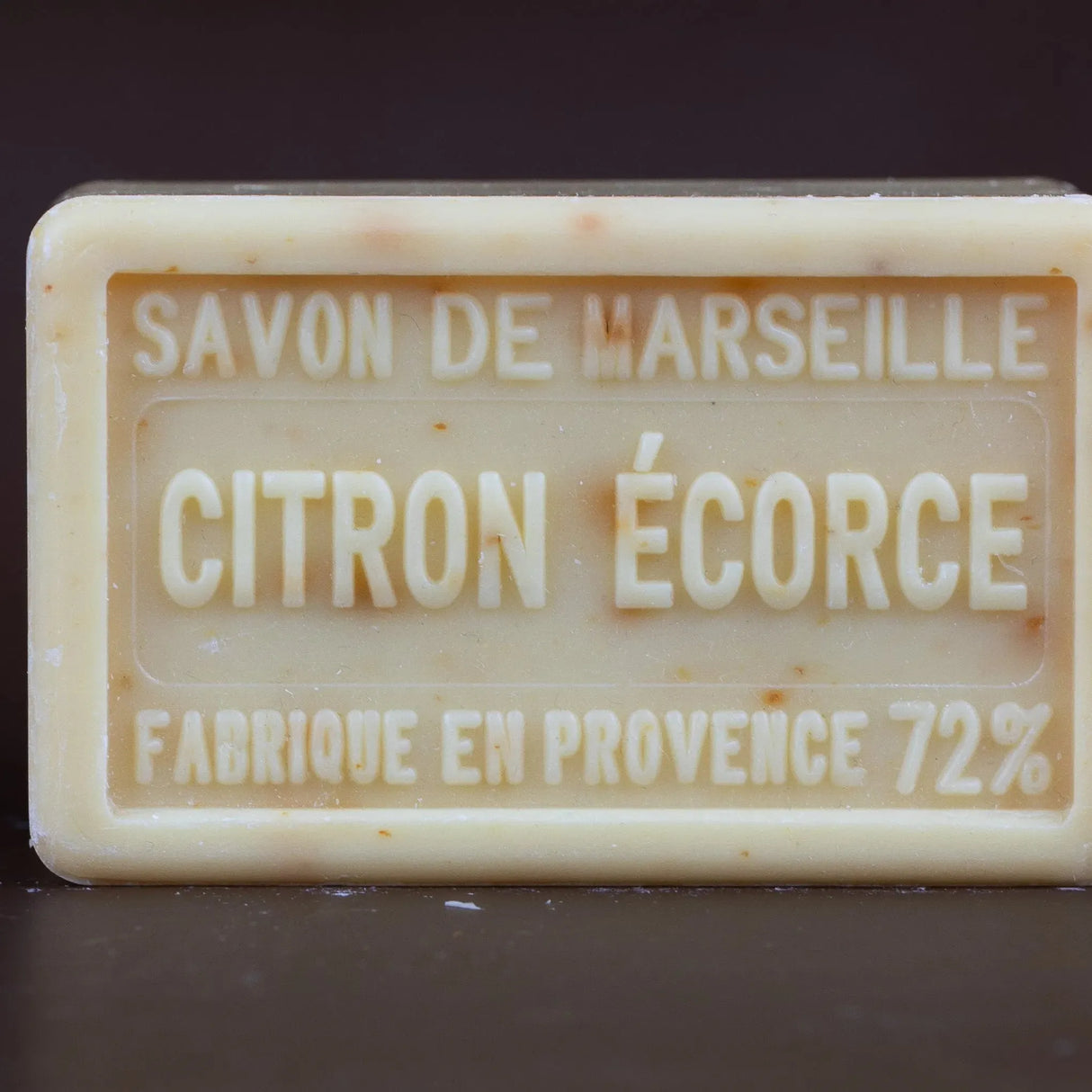 BLEU JAUNE Exfoliating Lemon (Citron Écorce), Marseille Soap with Shea Butter, 100g French Soaps UK