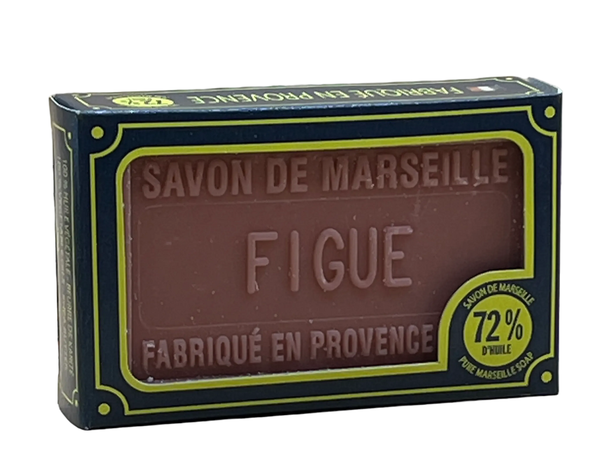BLEU JAUNE Fig, Marseille Soap with Shea Butter | 100g French Soaps UK