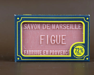 BLEU JAUNE Fig,  Marseille Soap with Shea Butter | 100g French Soaps UK