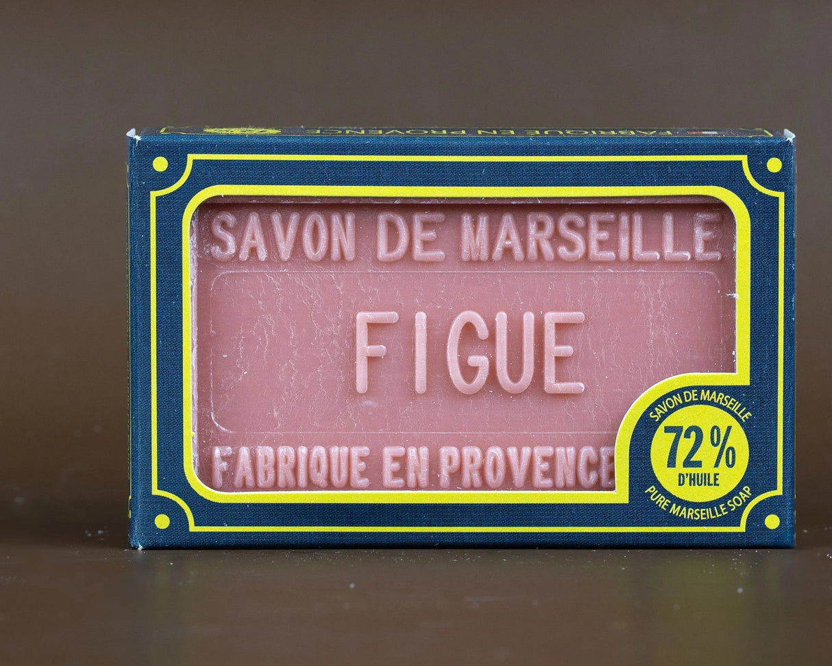 BLEU JAUNE Fig, Marseille Soap with Shea Butter | 100g French Soaps UK