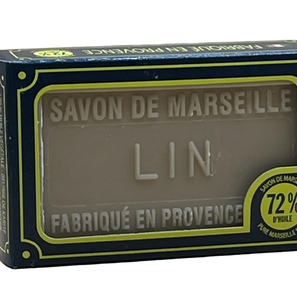 BLEU JAUNE Fleur de Lin (Flax Flower), Marseille Soap with Shea Butter | 100g French Soaps UK
