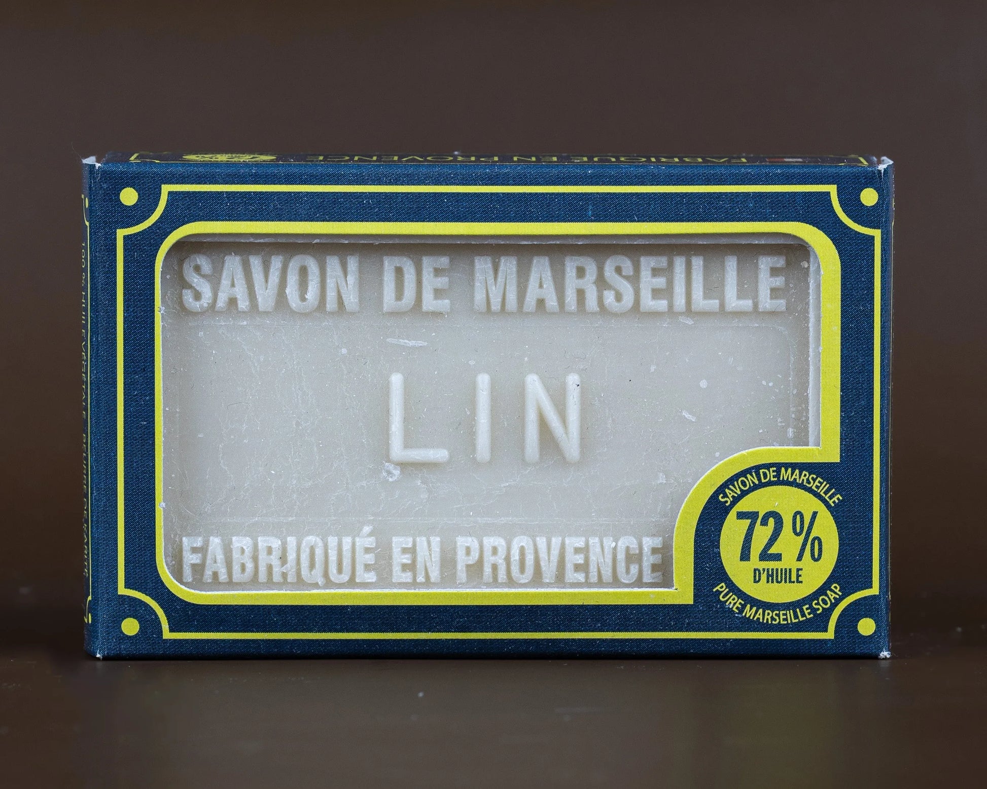 BLEU JAUNE Fleur de Lin (Flax Flower), Marseille Soap with Shea Butter | 100g French Soaps UK