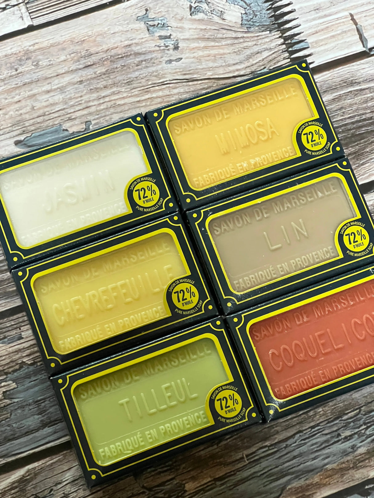 BLEU JAUNE Flowers of Provence (worth £20.40) French Soaps UK