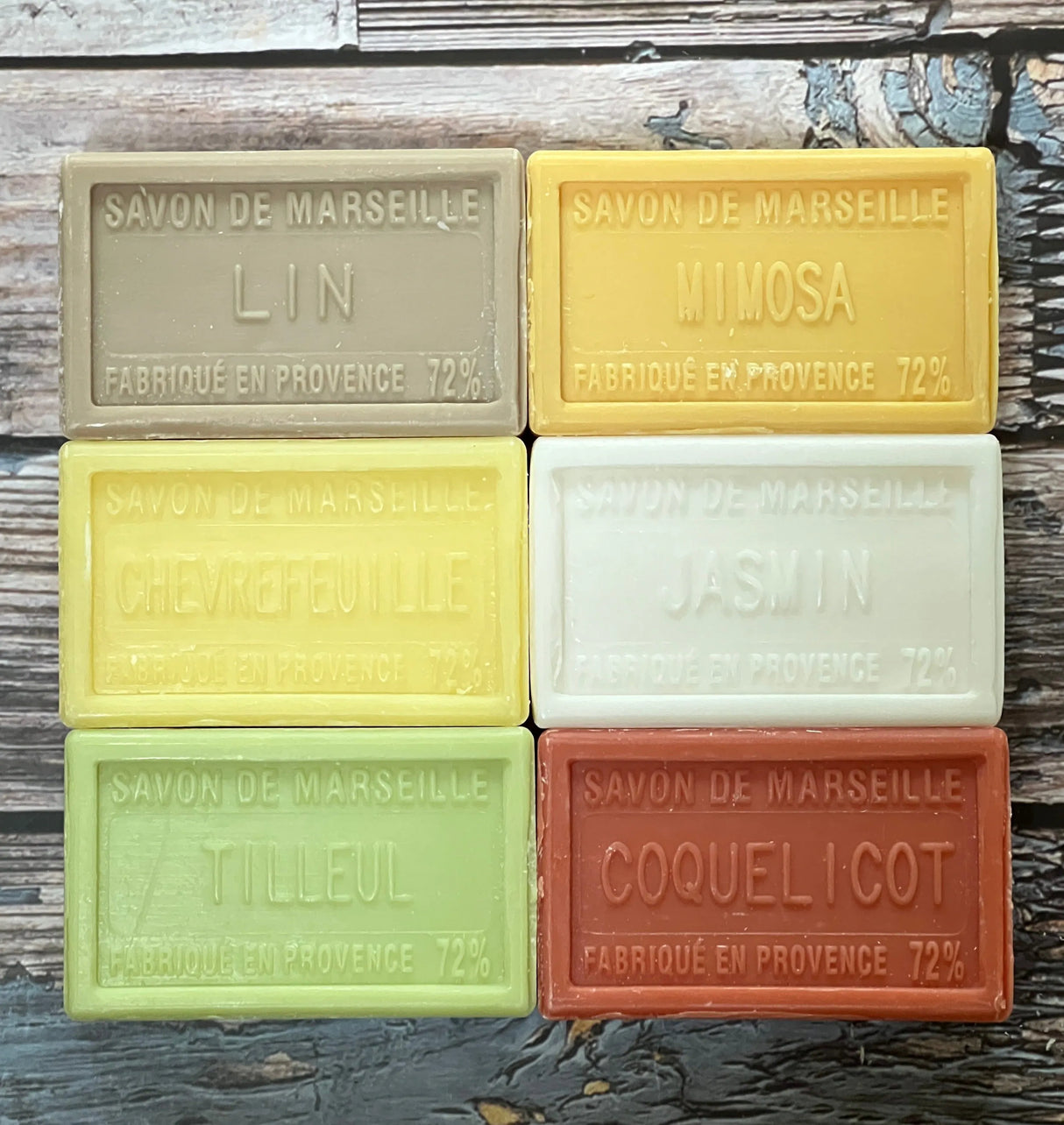 BLEU JAUNE Flowers of Provence (worth £20.40) French Soaps UK