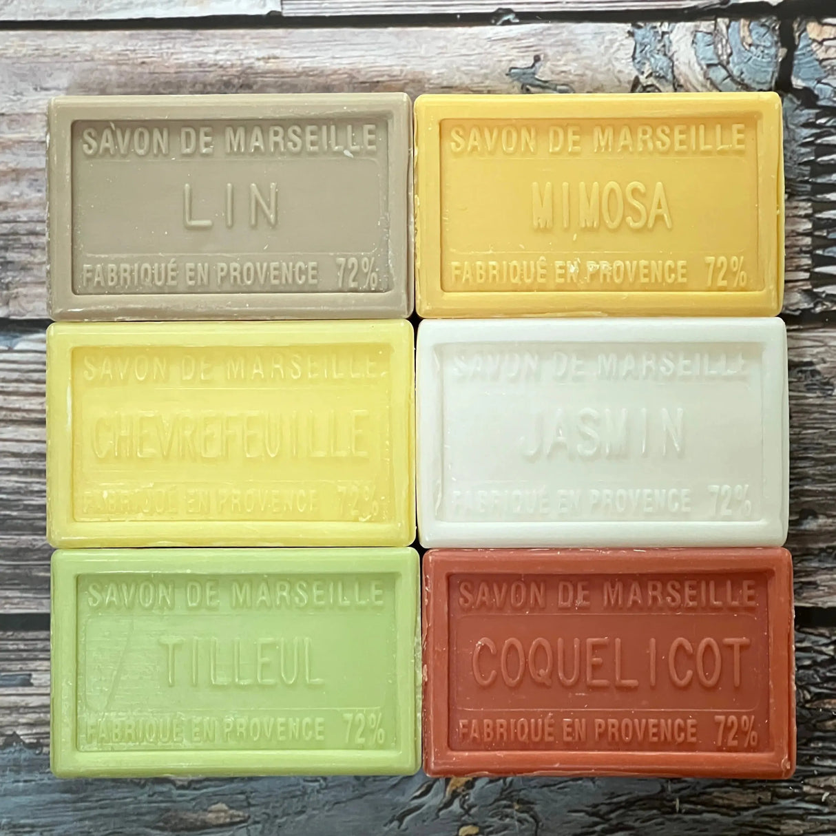 BLEU JAUNE Flowers of Provence (worth £20.40) French Soaps UK
