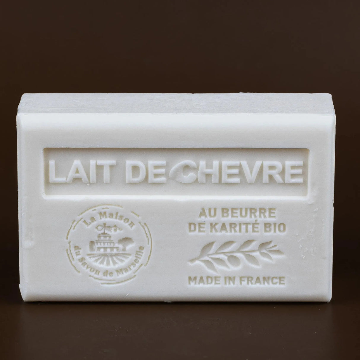 LA MAISON DU SAVON DE MARSEILLE Goats Milk French Soap with organic Shea Butter 125g French Soaps UK