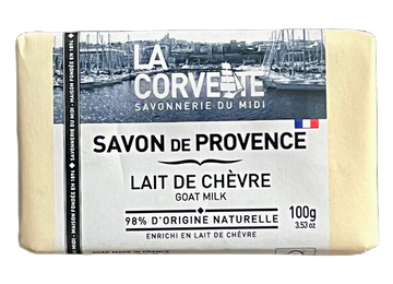 LA CORVETTE Goat's Milk, Savon de Provence, 100g French Soaps UK