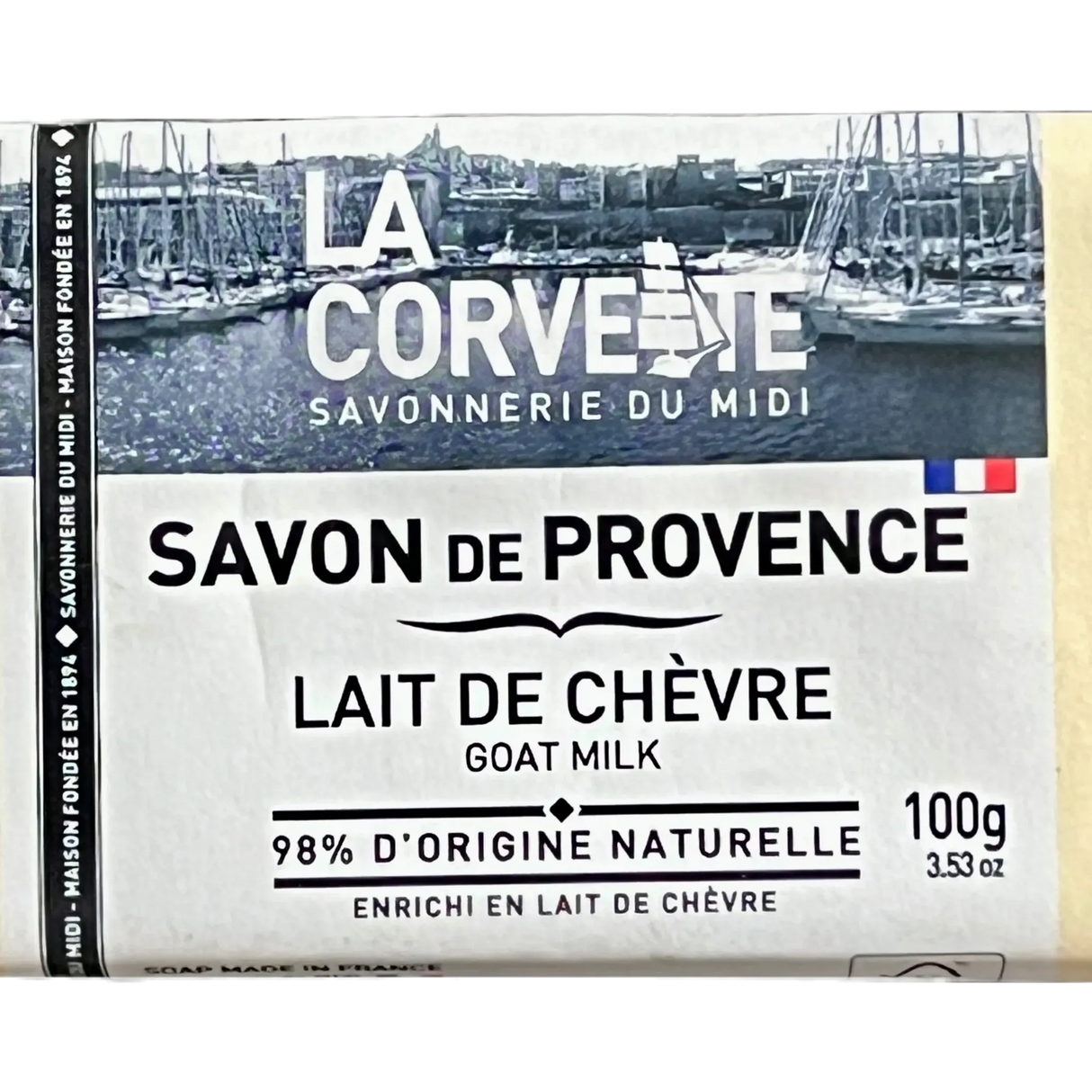 LA CORVETTE Goat's Milk, Savon de Provence, 100g French Soaps UK