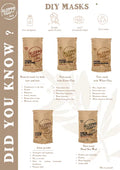 TADÉ PAYS DU LEVANT White Clay Powder, for Dry or Fragile skin, Face, Body & Hair | 100g French Soaps UK