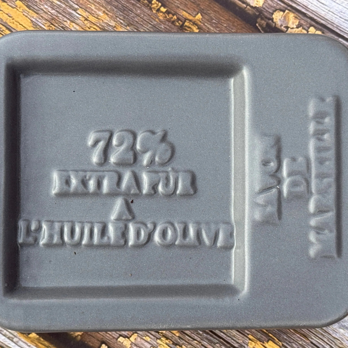 Bastide & Olivier Grey Ceramic Soap Dish for Marseille Soap Cubes French Soaps UK