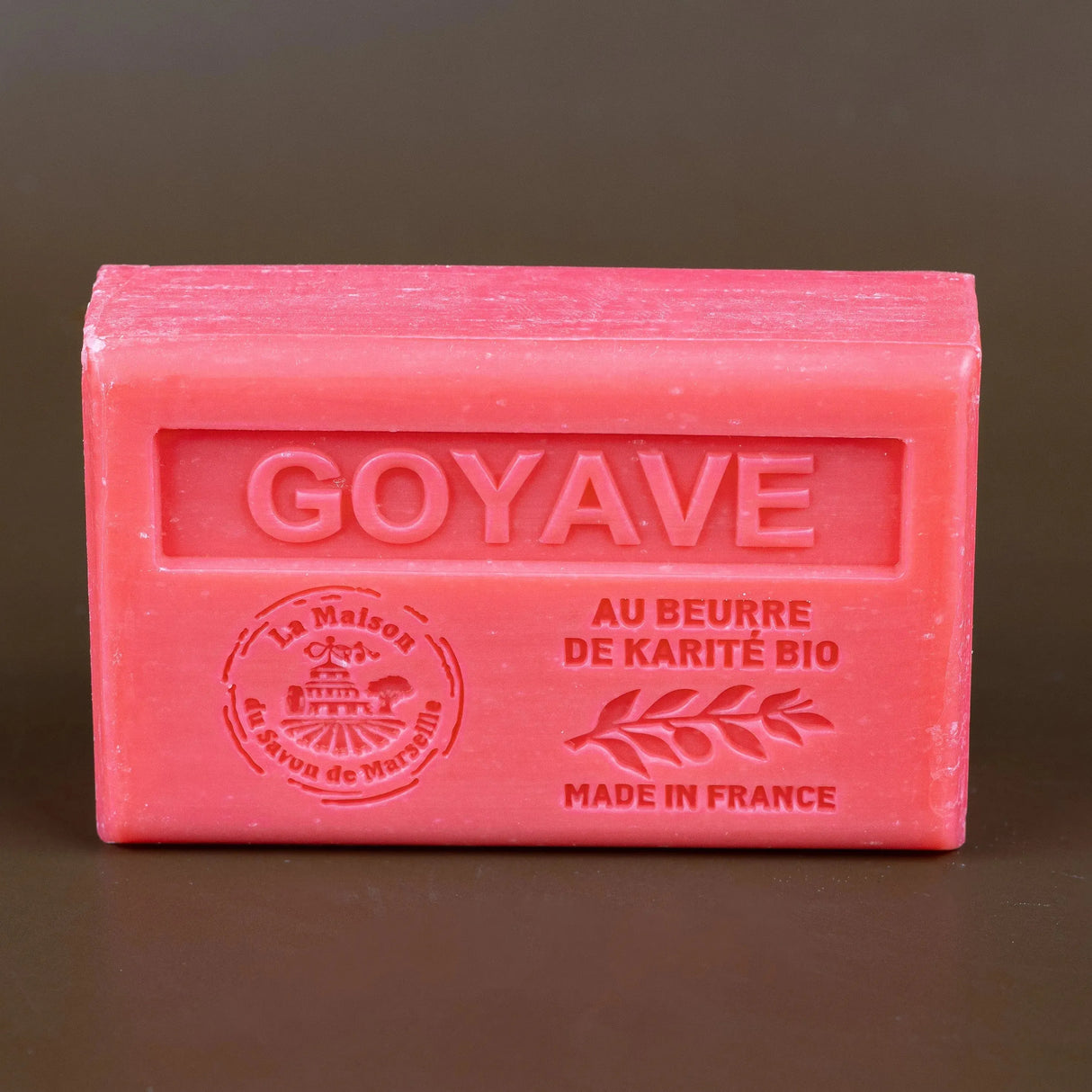 LA MAISON DU SAVON DE MARSEILLE Guava French Soap with Organic Shea Butter, 125g French Soaps UK