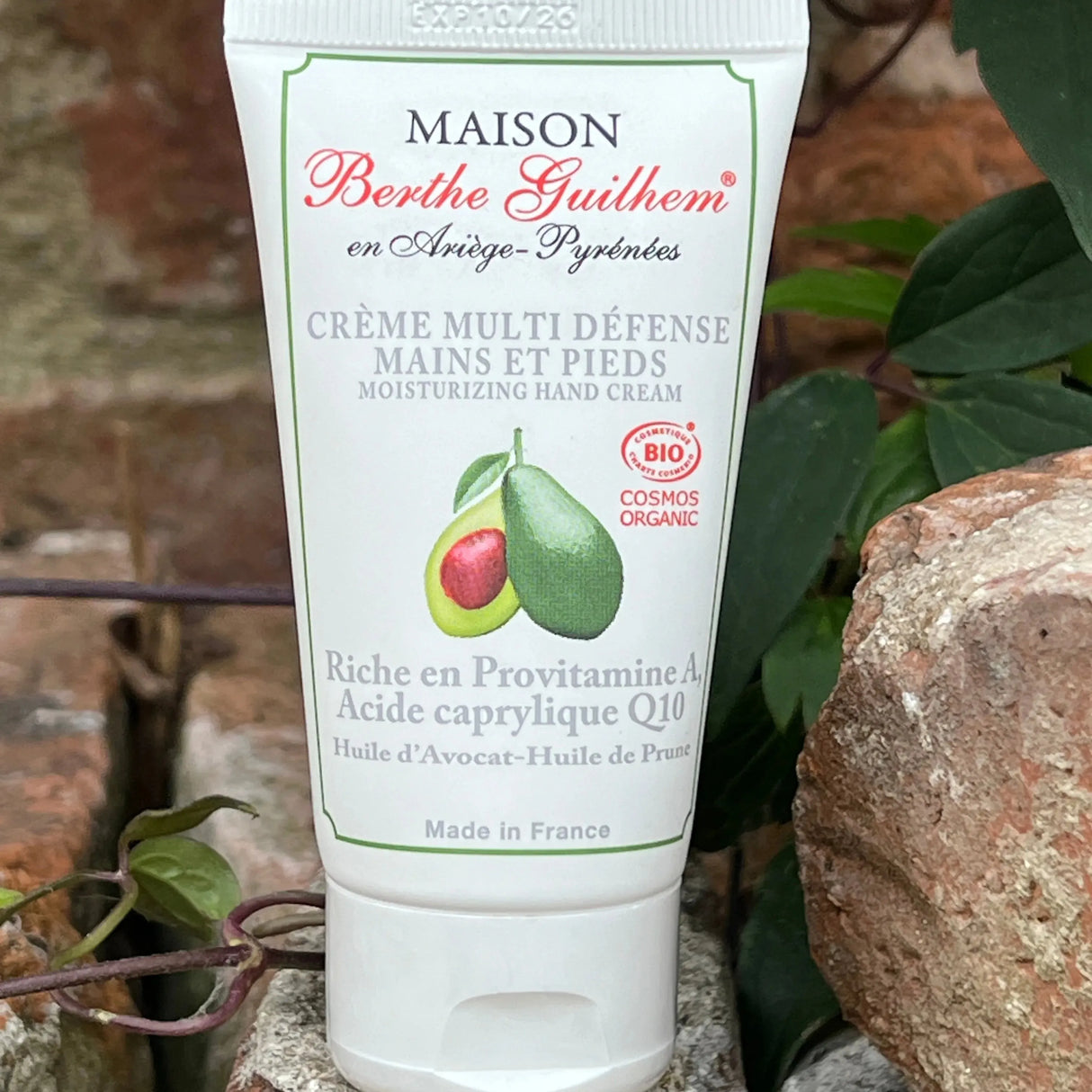 MAISON BERTHE GUILHEM Hand & Foot Cream with Organic Alpine Goat's Milk & Avocado Oil | 50ml French Soaps UK