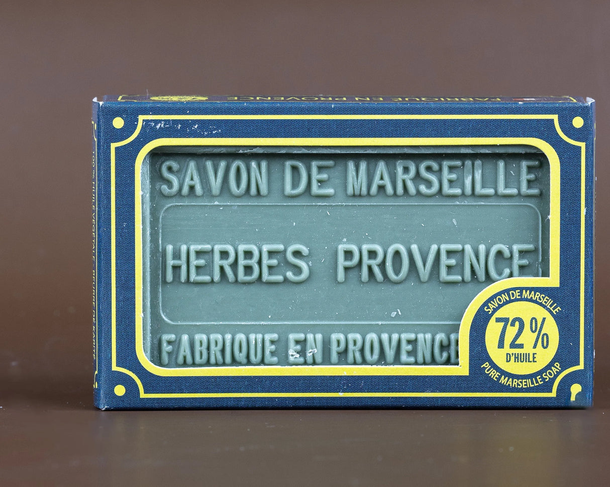 BLEU JAUNE Herbes de Provence, Marseille Soap with Shea Butter | 100g French Soaps UK