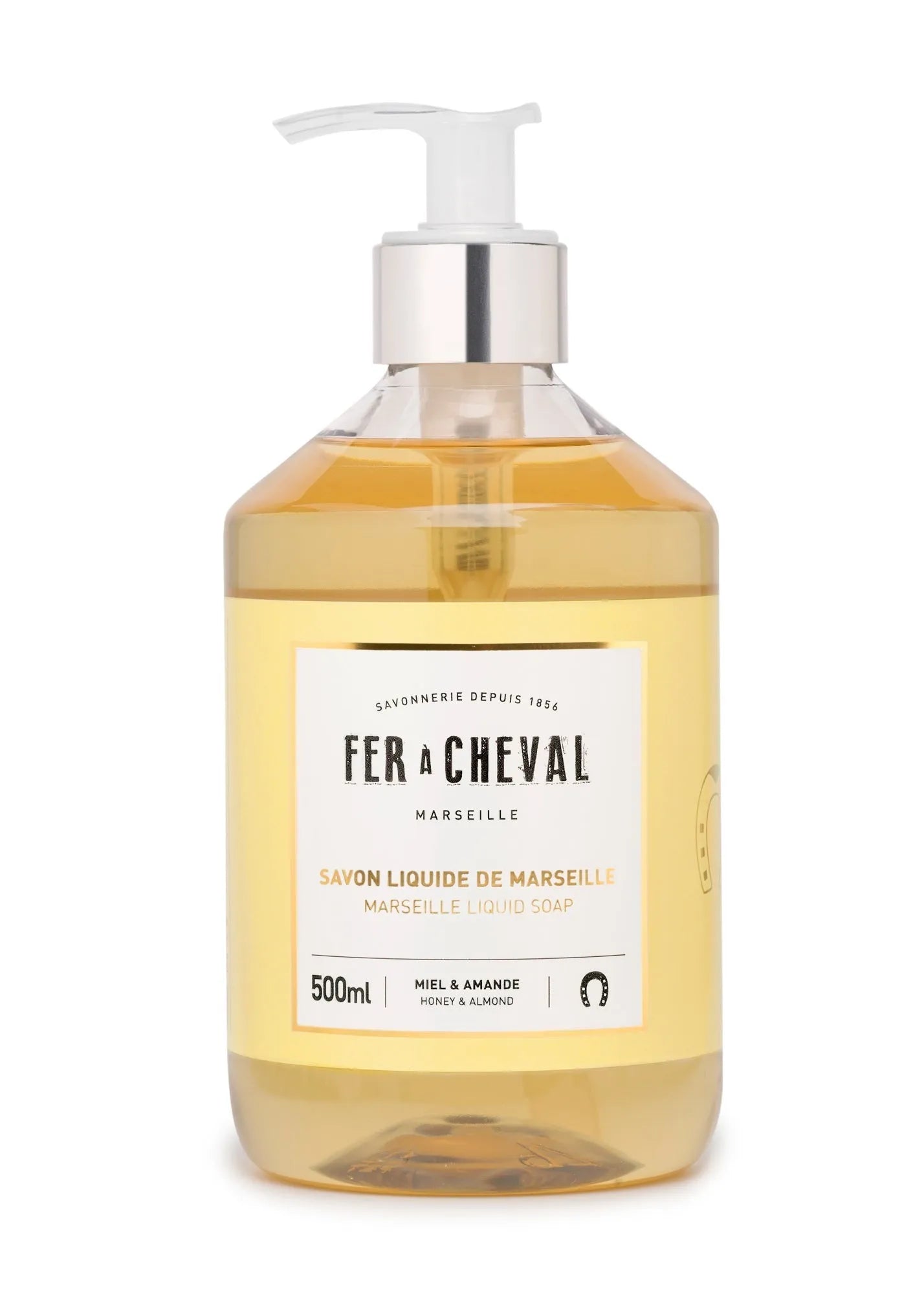 FER A CHEVAL Honey & Almond, Marseille Liquid Soap | 500ml French Soaps UK