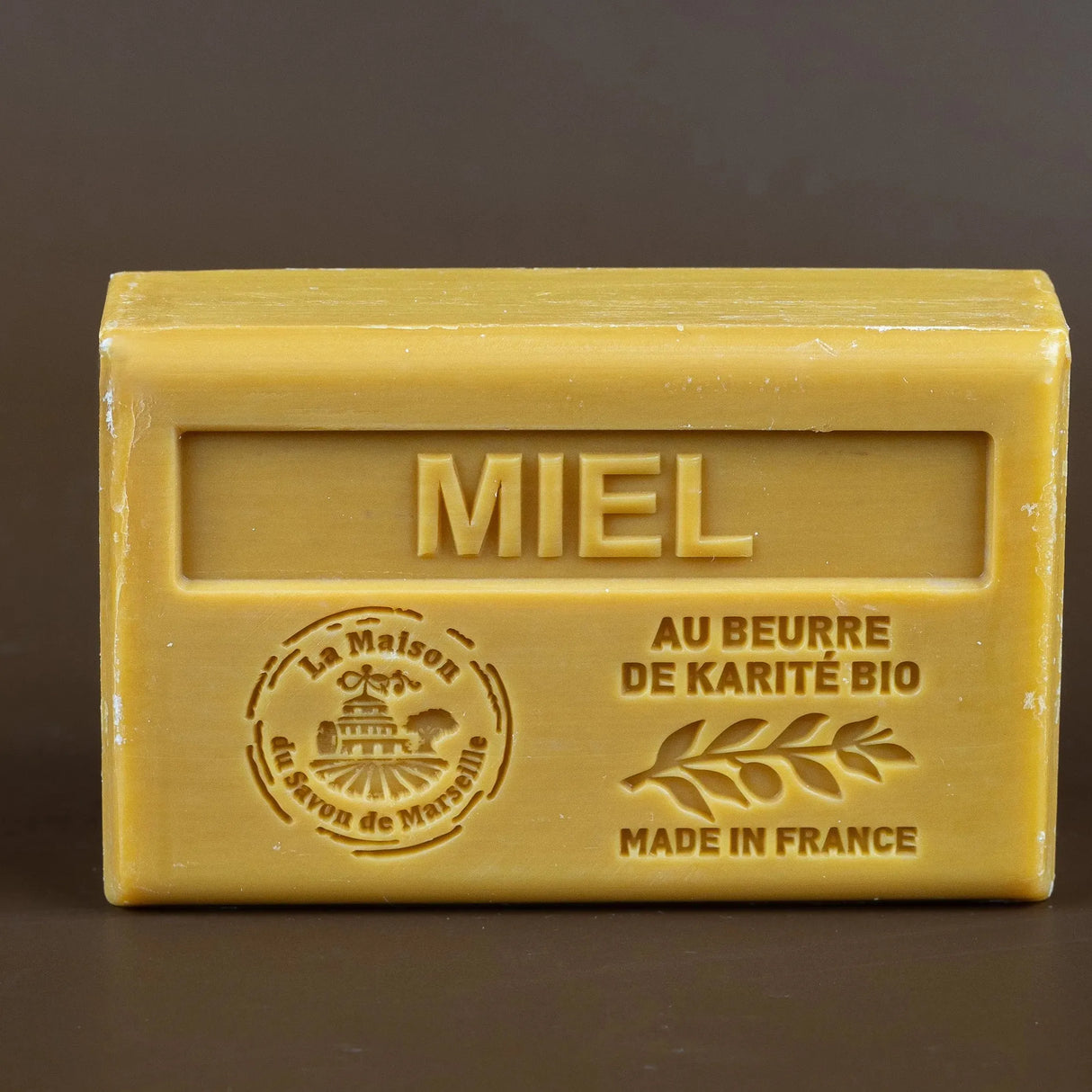 LA MAISON DU SAVON DE MARSEILLE Honey French Soap with Organic Shea Butter, 125g French Soaps UK