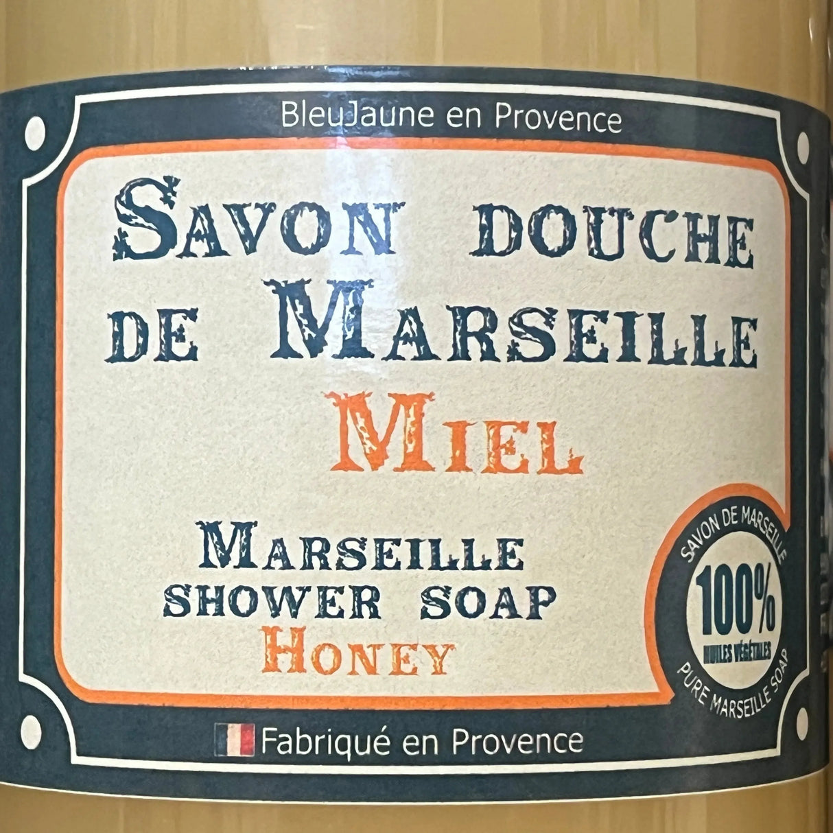 BLEU JAUNE Honey, Marseille Liquid Soap | 1L French Soaps UK