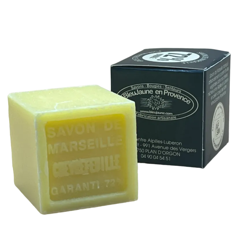 BLEU JAUNE Honeysuckle, Shea Butter Marseille Cube | 100g French Soaps UK