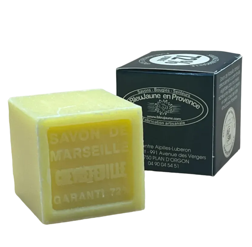 BLEU JAUNE Honeysuckle, Shea Butter Marseille Cube | 100g French Soaps UK