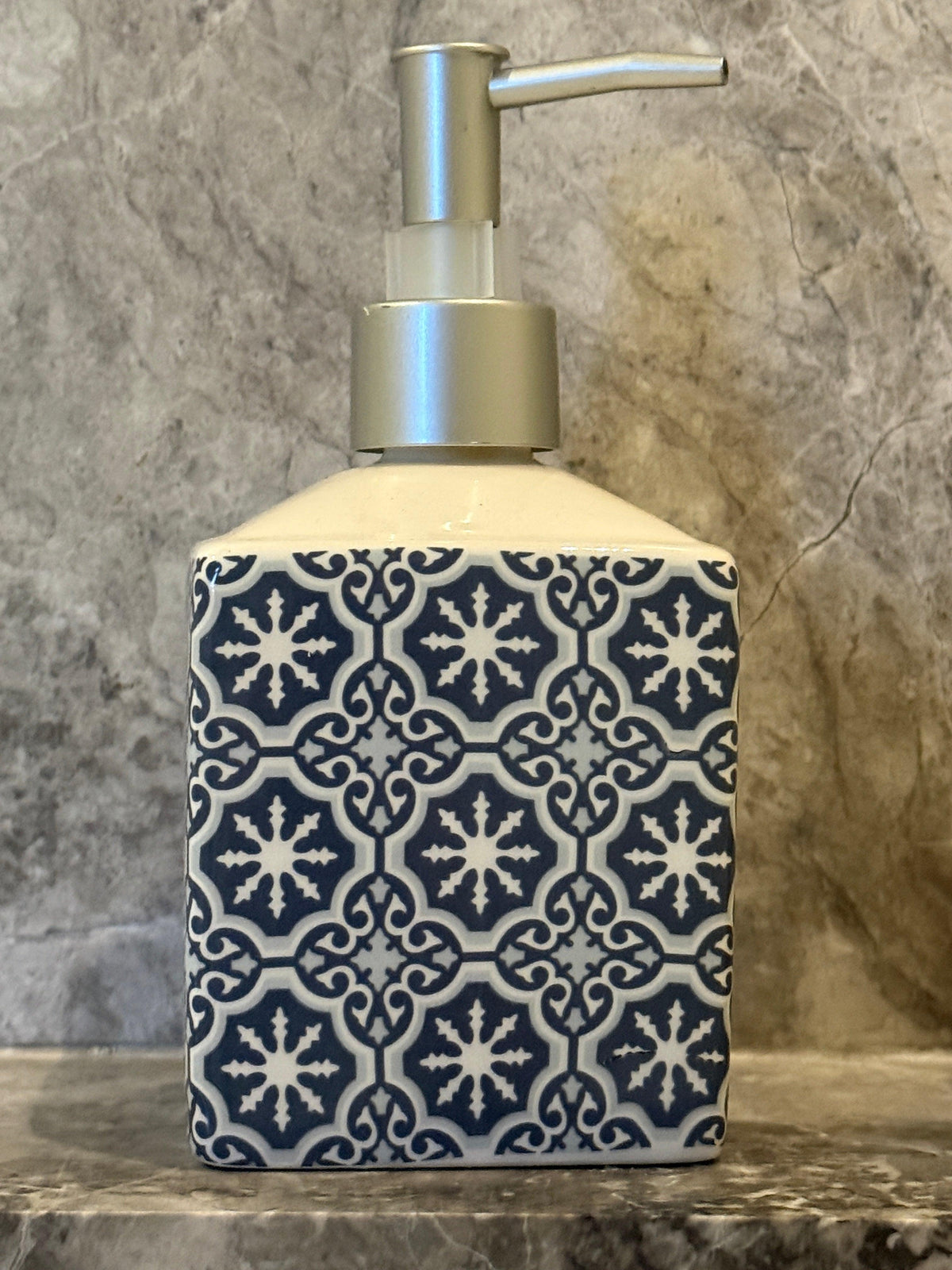 Blue Mosaic - Ceramic Soap Dispenser