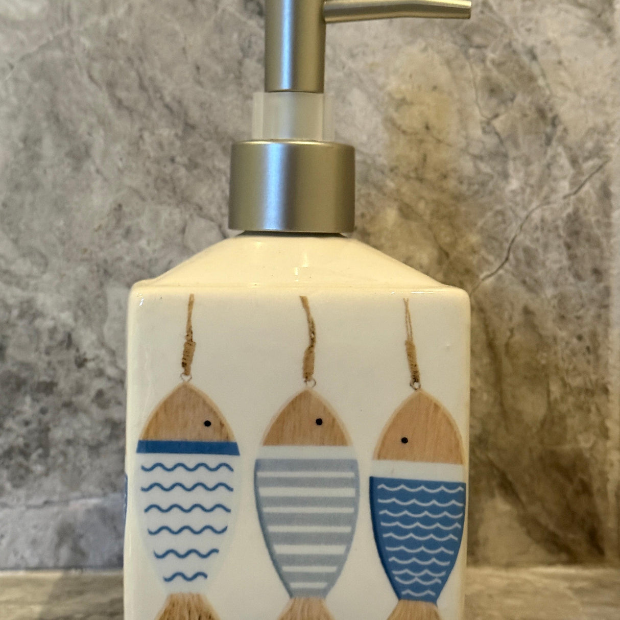 'Fishes' - Ceramic Soap Dispenser