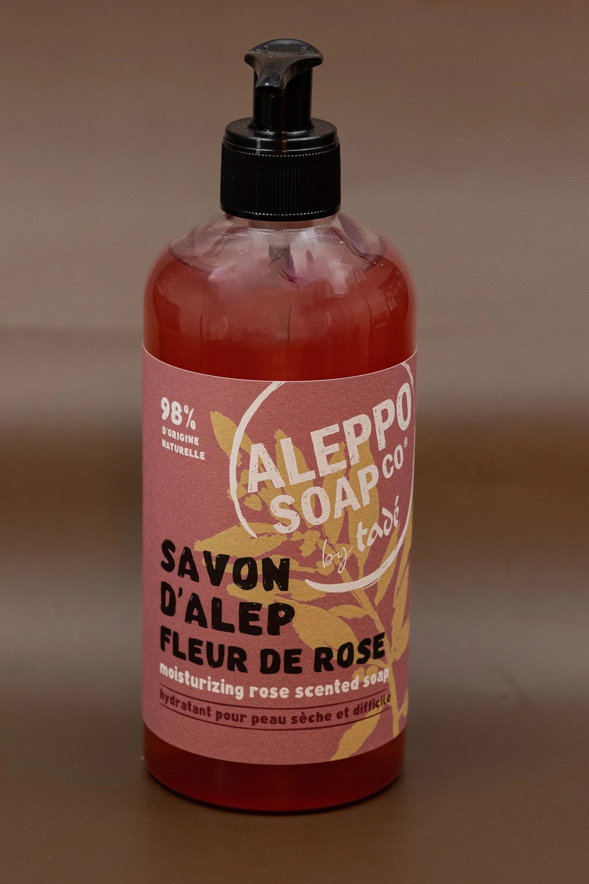TADÉ PAYS DU LEVANT Ispahan Rose Aleppo Liquid Soap, Dry & Intolerant Skin | 500ml French Soaps UK