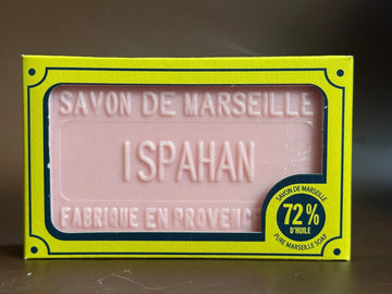 BLEU JAUNE Ispahan Rose, Marseille Bath & Shower Bar | 100g French Soaps UK