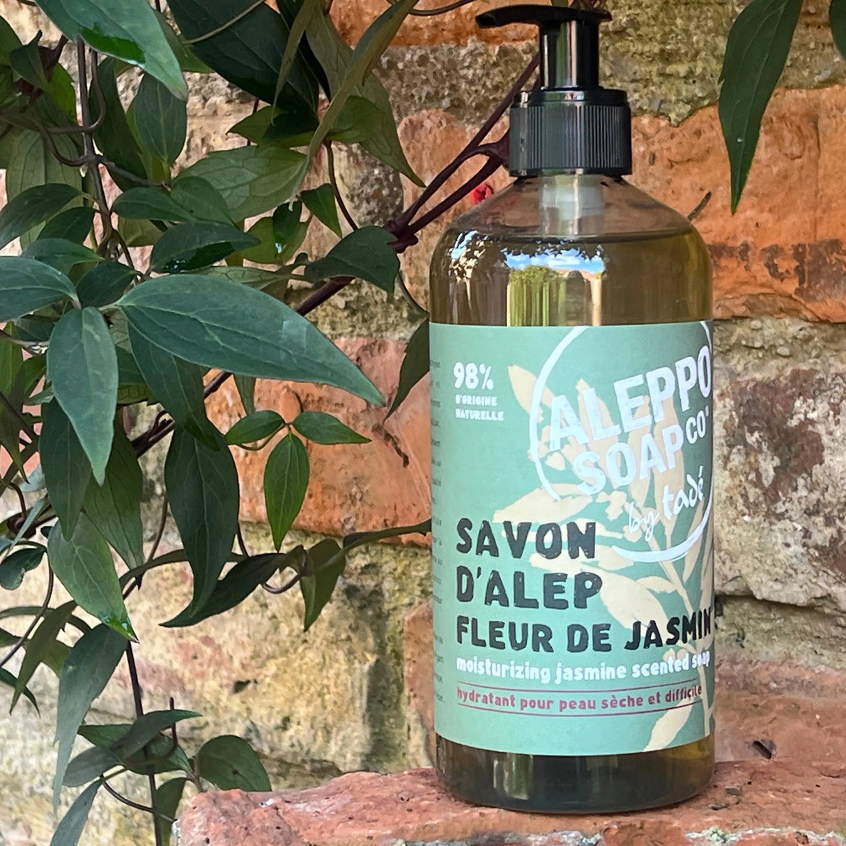 TADÉ PAYS DU LEVANT Jasmin Flower Aleppo Liquid Soap, Dry and Sensitive Skin | 500ml French Soaps UK