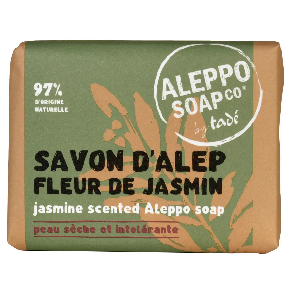 TADÉ PAYS DU LEVANT Jasmin Flower Fragranced Aleppo Soap | 100g French Soaps UK