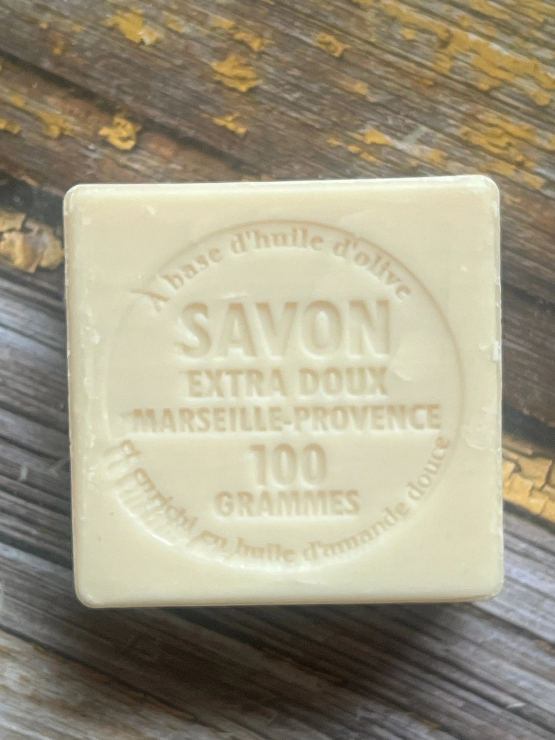 LE CHATELARD 1802 Jasmin Marseille Soap, 72% Coconut, Olive and Almond Oil, 100g |  PALM FREE French Soaps UK