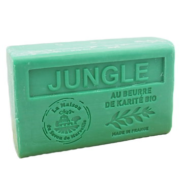 Jungle French Soap with organic Shea Butter 125g